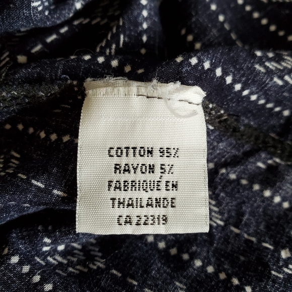 Navy Blue Harmony Boho Summer Tank - Picture 6 of 6